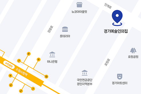 경기예술인의집 지도